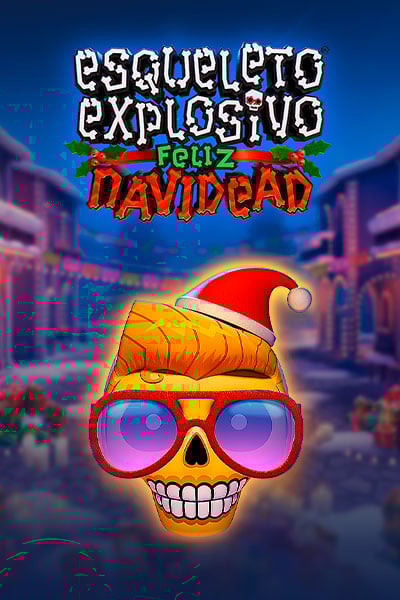 Esqueleto Explosivo Feliz Navidead
